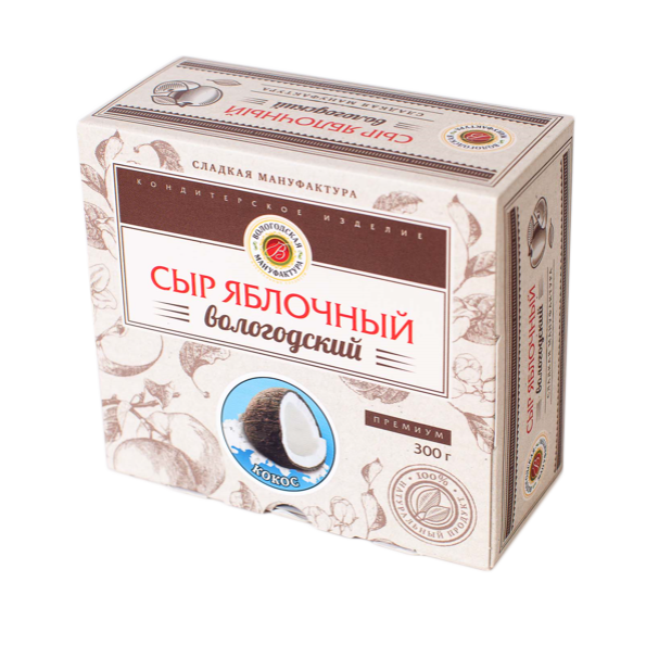 Сыр «Яблочный» Кокос оптом от Вологодских производителей