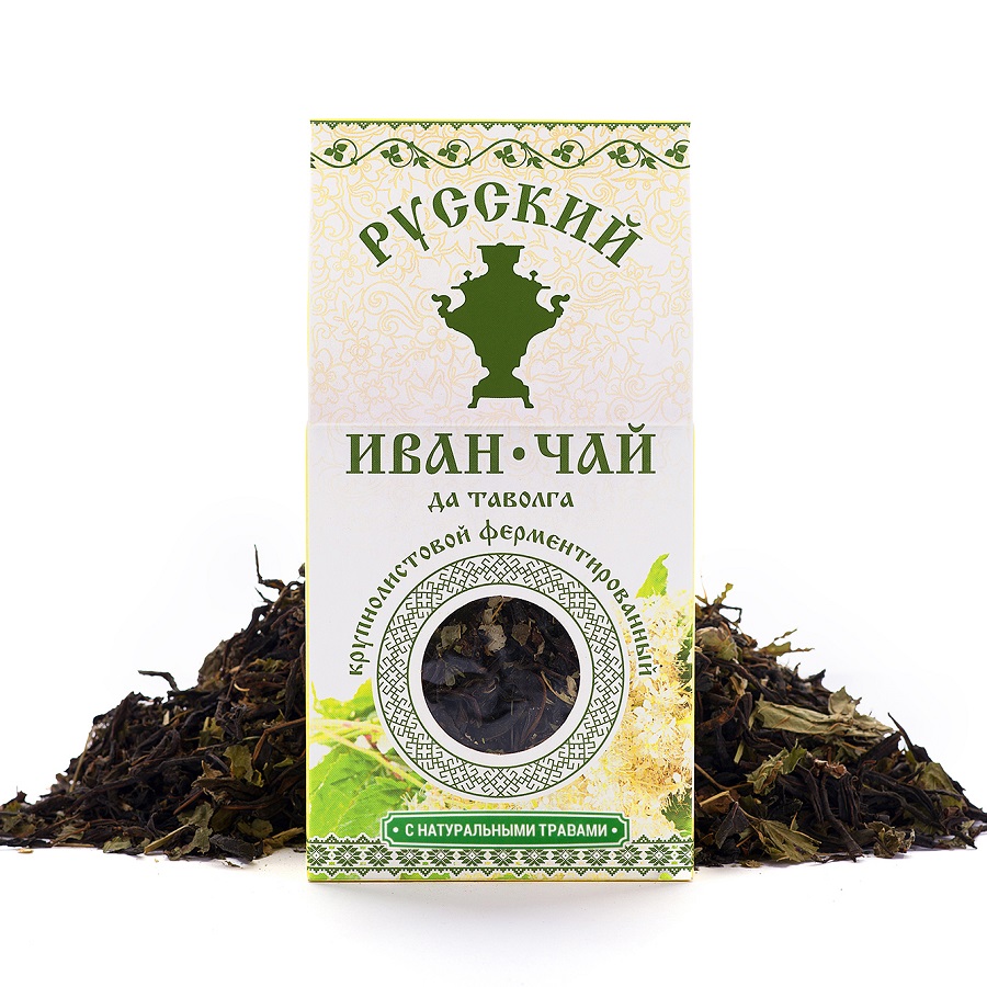 Русский Иван-чай ферментированный с таволгой 50 гр оптом от вологодских производителей с доставкой по Санкт-Петербургу
