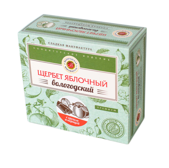 Щербет «Яблочный» Орех и корица оптом от Вологодских производителей