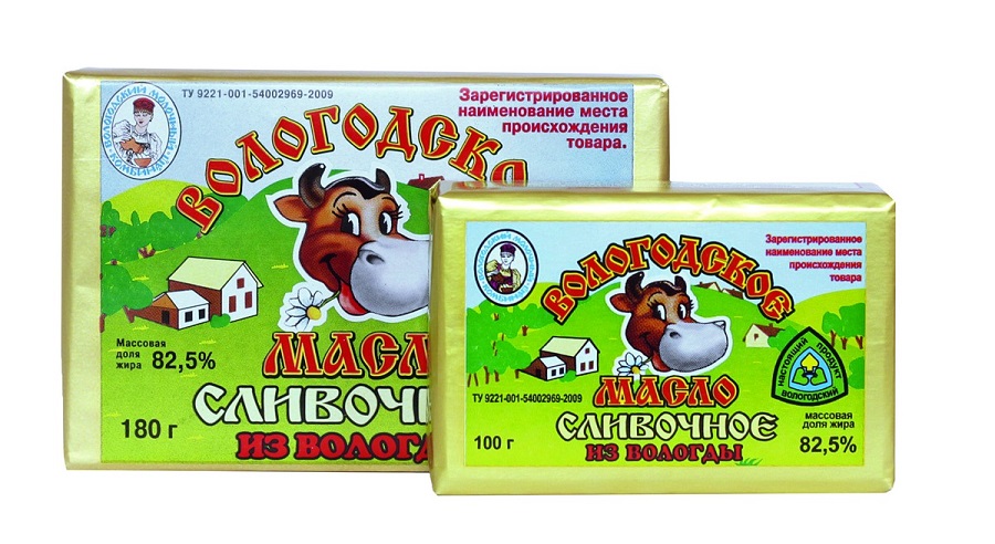 Масло сливочное Вологодское оптом от Вологодских производителей