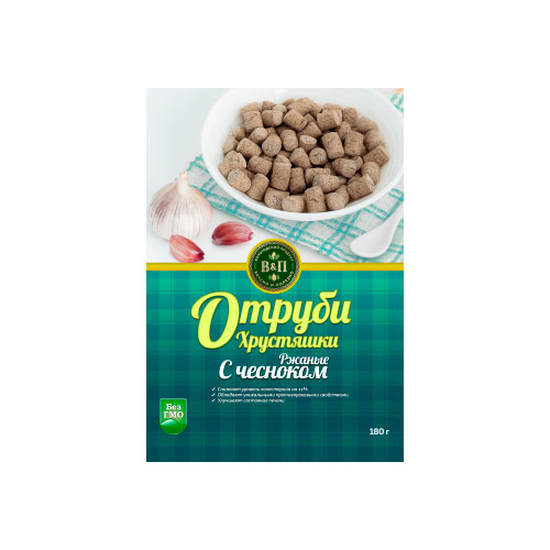 Отруби ржаные с чесноком оптом от Вологодских производителей