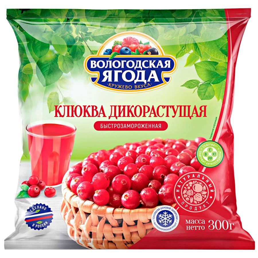 Изображение Клюква дикорастущая от Вологодского молочного дома
