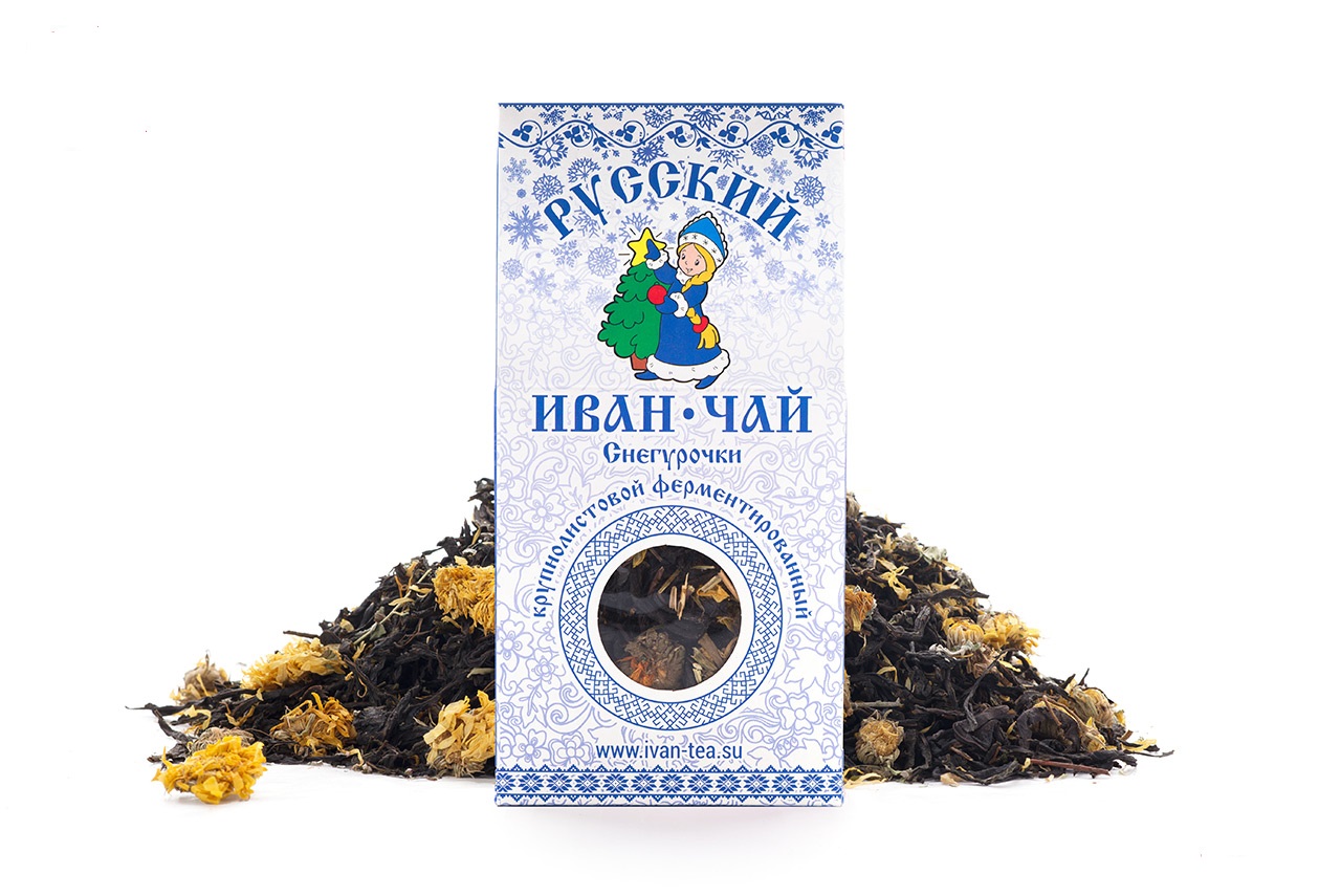 Русский Иван-чай Снегурочки с календулой и мятой оптом от вологодских производителей с доставкой по Санкт-Петербургу