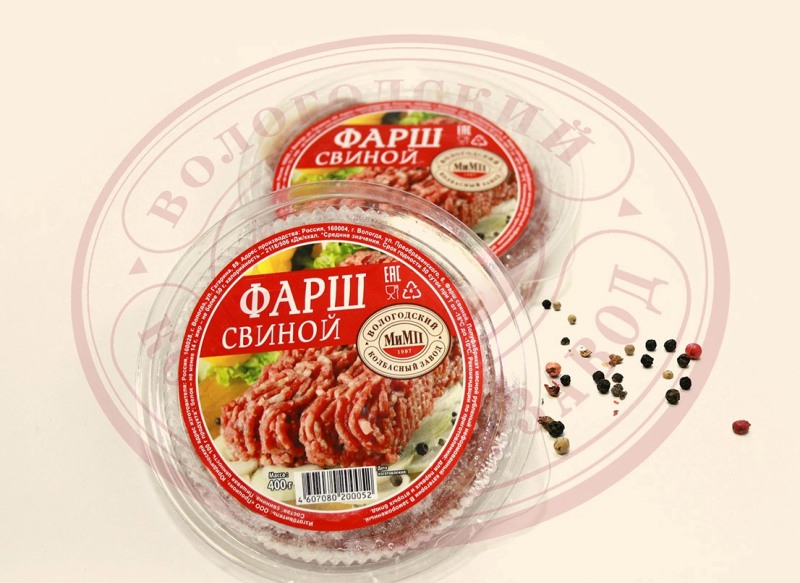 Фарш «Свиной» оптом от Вологодских производителей