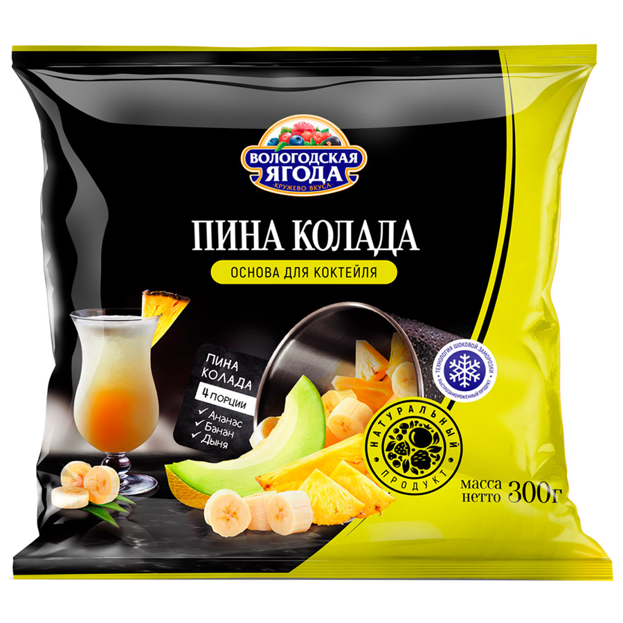 Изображение Ягодный микс "Пина Колада" от Вологодского молочного дома
