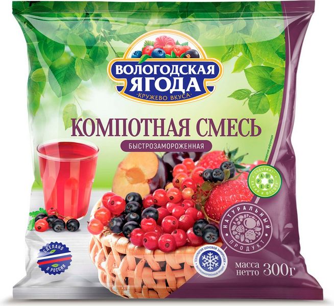 Изображение Компотная смесь от Вологодского молочного дома