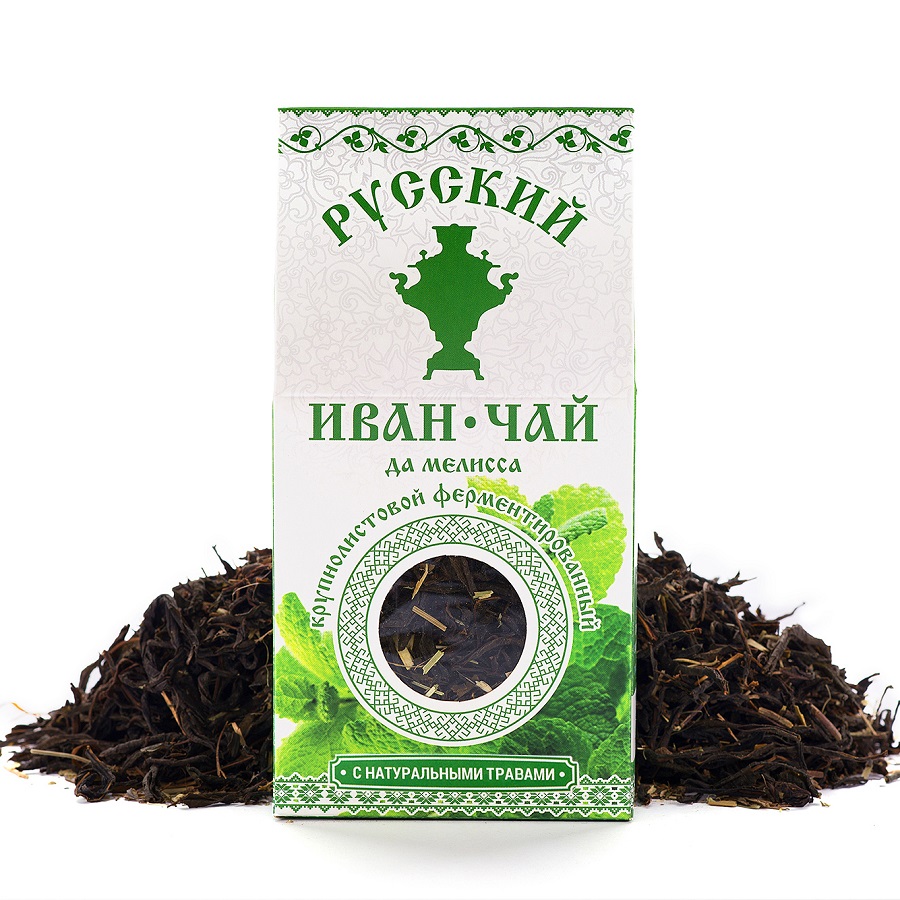 Русский Иван-чай ферментированный с мелиссой 50 гр оптом от вологодских производителей с доставкой по Санкт-Петербургу