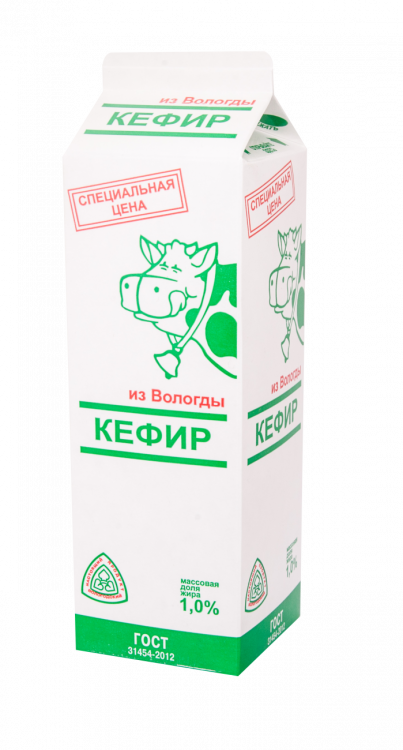 Кефир 950 г оптом от Вологодских производителей