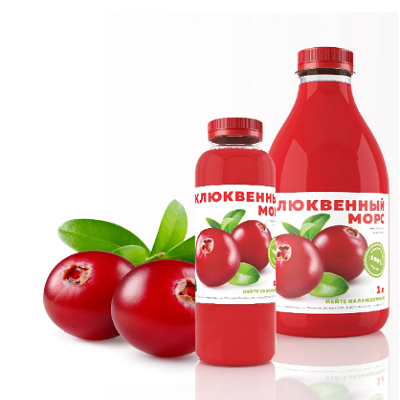 Морс из клюквы 1 л оптом от вологодских производителей с доставкой по Санкт-Петербургу
