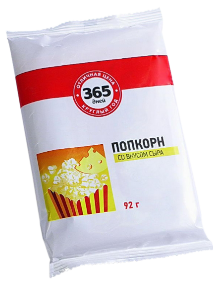 «Попкорн» зерно со вкусом сыра 92 г оптом от Вологодских производителей