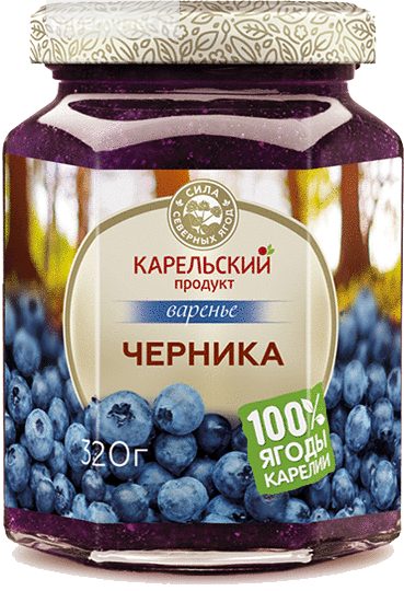 Изображение Варенье из черники  от Вологодского молочного дома